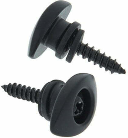 Planet Waves Elliptical End-Pins Strap Lock Μαύρο