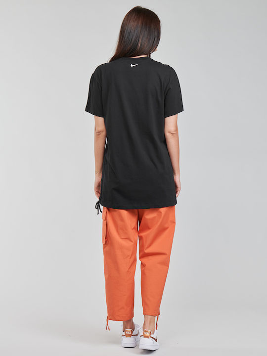 Essential Mini Αθλητικό Φόρεμα T-shirt Κοντομάνικο Μαύρο