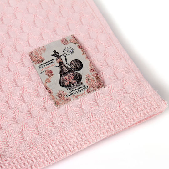 Dimcol Prosop de ceai din 100% Bumbac în Culoarea Roz 50x70cm