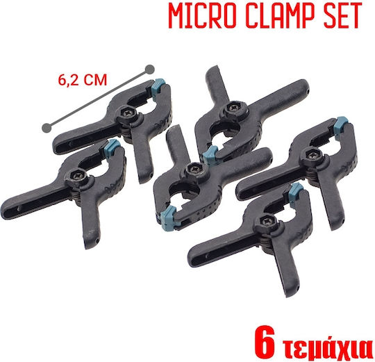 1121.008 Clamp Set Spring 6 pcs