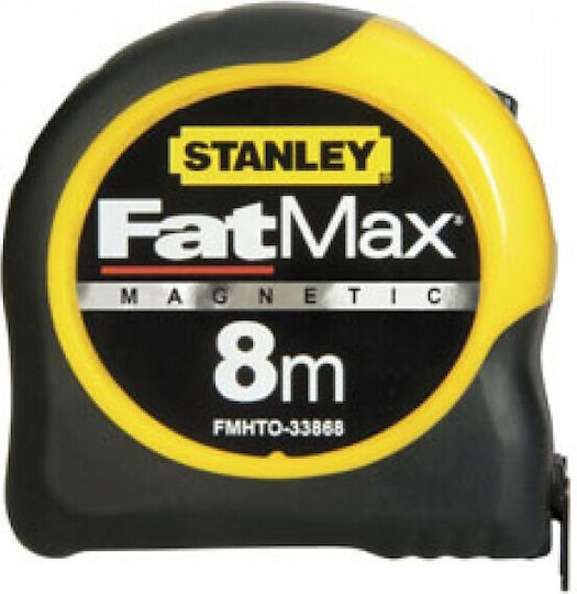 Stanley Fatmax Tape Measure with Auto-Rewind and Magnet 32mm x 8m