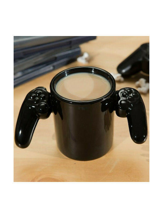 Game Over Ceramic Cup Black 350ml