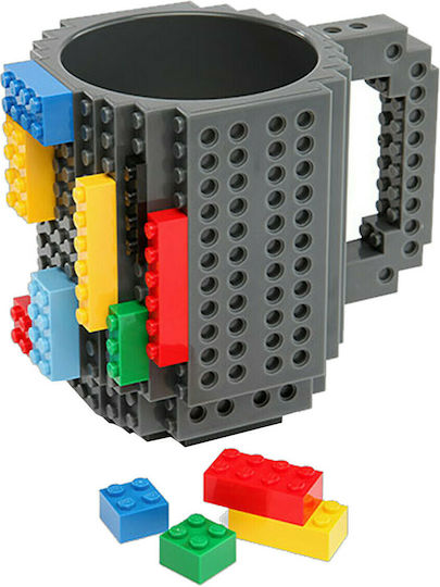 Gadget Master Typ Lego Becher Kunststoff Gray 350ml Gadget Master Typ Lego Becher Kunststoff Gray 350ml