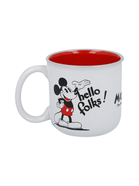 Stor Disney Mickey 90 Years Ceramic White Mug 415ml