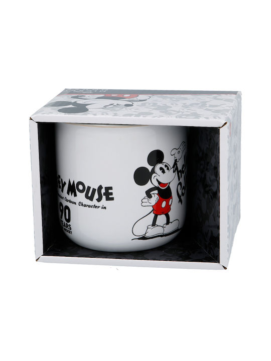 Stor Disney Mickey 90 Years Ceramic White Mug 415ml