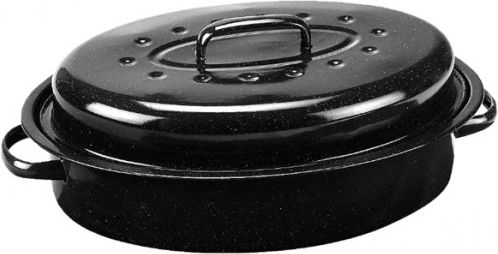 Homestyle Dutch Oven Oval mit Grillrost 36x26cm 2Stück