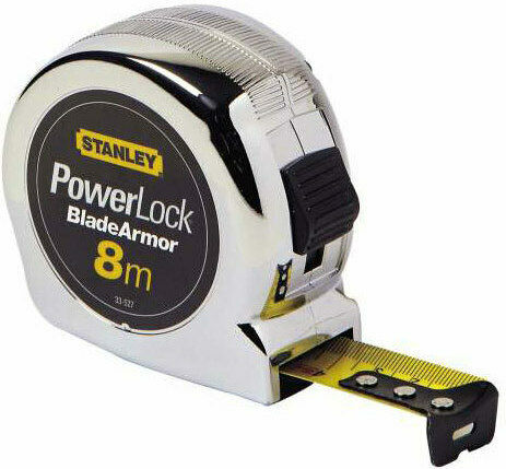 Stanley Powerlock Tape Measure with Auto-Rewind 25mm x 5m