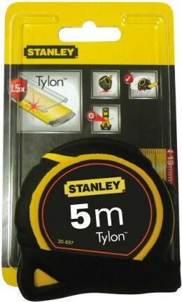 Stanley Tylon Tape Measure with Auto-Rewind 19mm x 5m