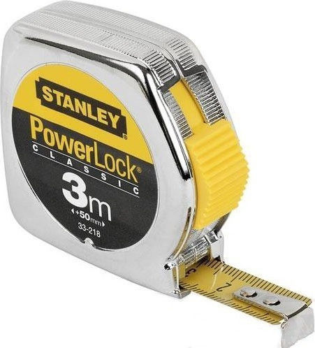 Stanley Powerlock Tape Measure with Auto-Rewind 25mm x 8m