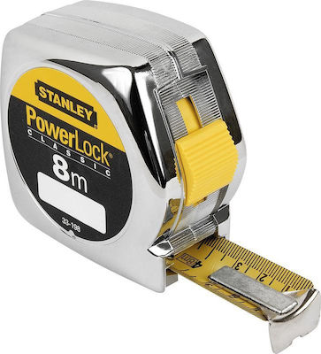 Stanley Tape Measure with Auto-Rewind 25mm x 8m