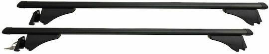 Carman 135cm. for Cars with Factory Bars (with Roof Rack Legs and Lock) Silver