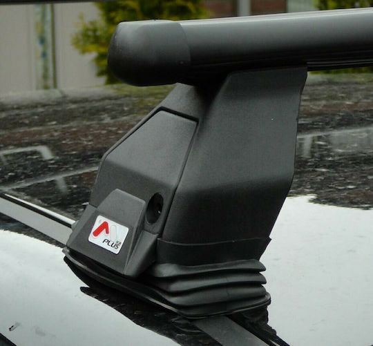 Menabo Autodachträger Aluminium 112cm für BMW Serie 3 2005-2013 mit Dachträgerfüßen Silber