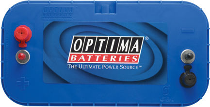 Optima Car Battery with 75Ah Capacity and 975A CCA