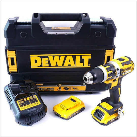 DEWALT DCD795D2 Ударен Двигател За Бормашина На Батерия Безчетков 18V 2x2Ah