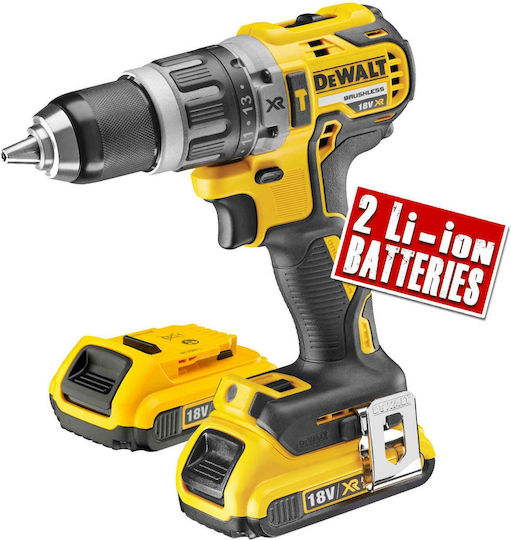 Dewalt Percussive Drill Driver Battery Brushless 18V 2x2Ah