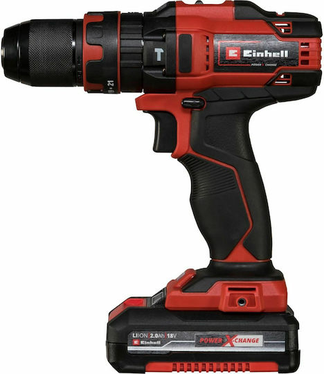 Einhell TE-CD 18/40 Li-i +64 Κρουστικό Δραπανοκατσάβιδο Μπαταρίας 18V 2x2Ah
