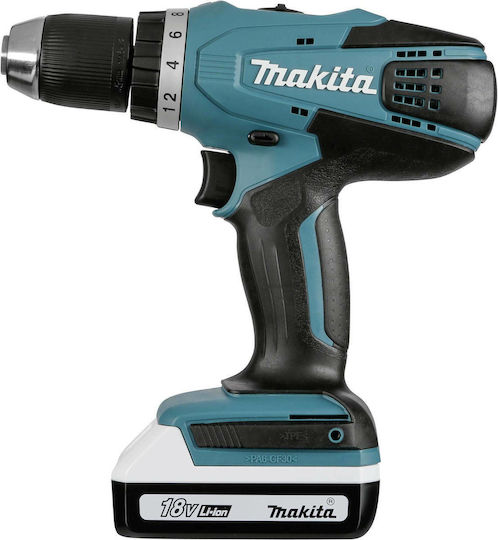 Makita DF457DWE Δραπανοκατσάβιδο Μπαταρίας 18V 2x1.5Ah