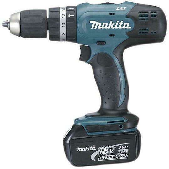Makita DHP453RFE Κρουστικό Δραπανοκατσάβιδο Μπαταρίας 18V 2x3Ah