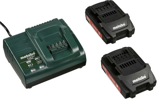 Metabo SB 18 L Set Percussive Drill Driver Battery 18V 2x2Ah 602317870