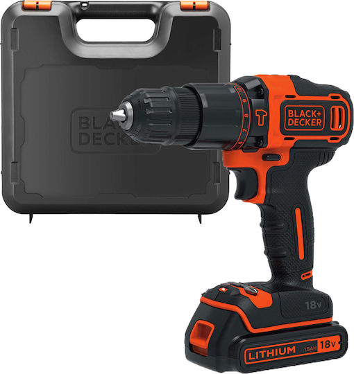 Black & Decker Percussive Drill Driver Battery 18V 1x1.5Ah