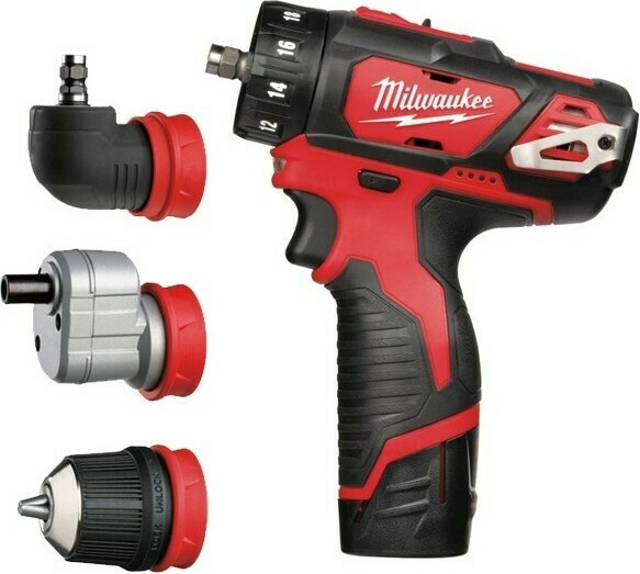 Milwaukee M12 BDDX SET-202C Δραπανοκατσάβιδο Μπαταρίας 12V 2x2Ah