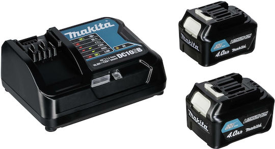 Makita TD110DSMJ Παλμικό Κατσαβίδι Μπαταρίας 10.8V 2x4Ah