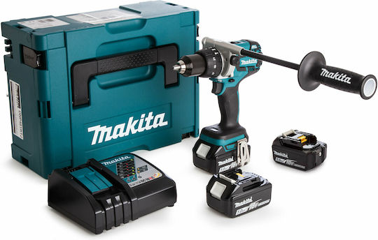 Makita DHP481RT3J Percussive Drill Driver Battery Brushless 18V 3x5Ah