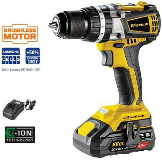 FFG CHD-BL 20V Pro Percussive Brushless Battery Drill Driver 20V 1x2.5Ah