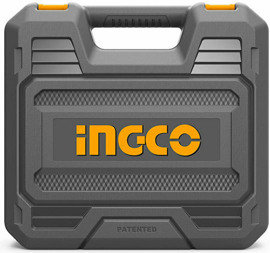 Ingco CDLI200215 Δραπανοκατσάβιδο Μπαταρίας 20V 2x2Ah