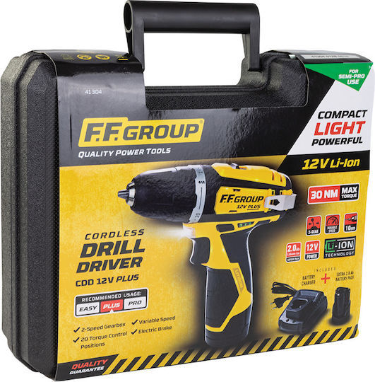 FFG CDD 12V Plus Δραπανοκατσάβιδο Μπαταρίας 12V