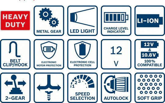 Bosch GSR 12V-35 Δραπανοκατσάβιδο Μπαταρίας Solo Brushless 12V