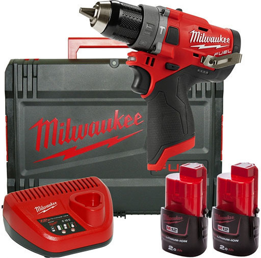 Milwaukee M12 FDD-202X Δραπανοκατσάβιδο Μπαταρίας Brushless 12V