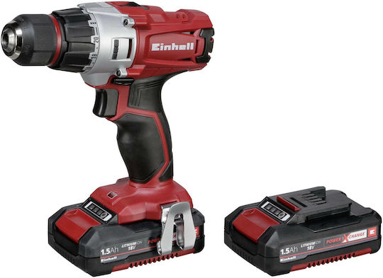 Einhell TE-CD 18/2 Li Kit Drill Driver Battery 18V 2x1.5Ah