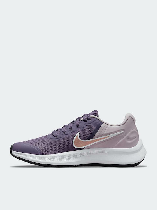 Star Runner Star Runner 3 Kids Sports Shoes Running with Laces Lilac
