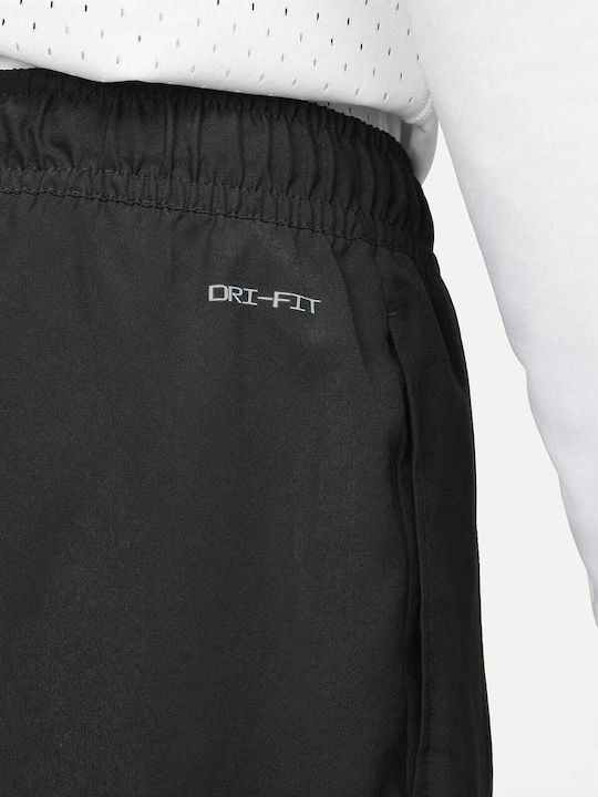 Football Sweatpants Dri-Fit Glossy with Elastic Black