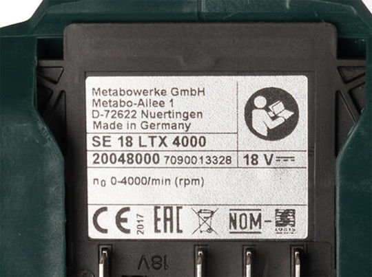 Metabo SE 18 LTX 4000 Trockenbauschraubendreher Batterien 18V 2x2Ah