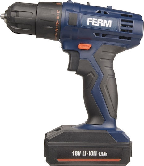 Ferm CDM1120 Battery Drill Driver 18V 2x1.5Ah