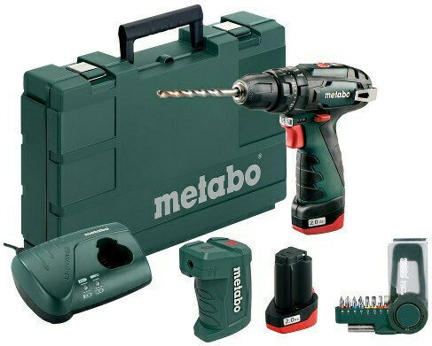 Metabo PowerMaxx SB Basic Set Κρουστικό Δραπανοκατσάβιδο Μπαταρίας 10.8V 2x2Ah