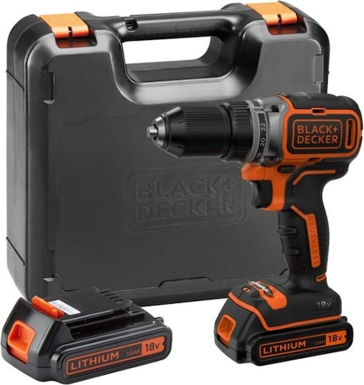 Black & Decker BL186KB Brushless Battery Drill Driver 18V 2x1.5Ah