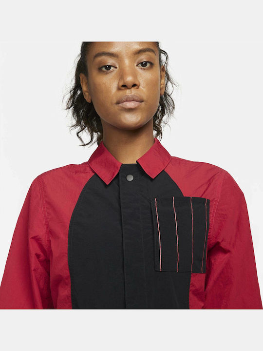 Essentials Flightsuit Women's Long-sleeved One-piece Suit Red