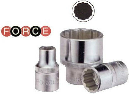 Force Socket Phillips with Square Drive 1/2" Diameter 19mm