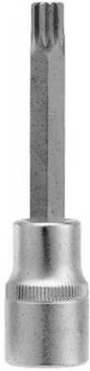 Force Long Spline Socket 1/2'' Long Walnut with Spline Head and Socket 1/2'' M18x100mm