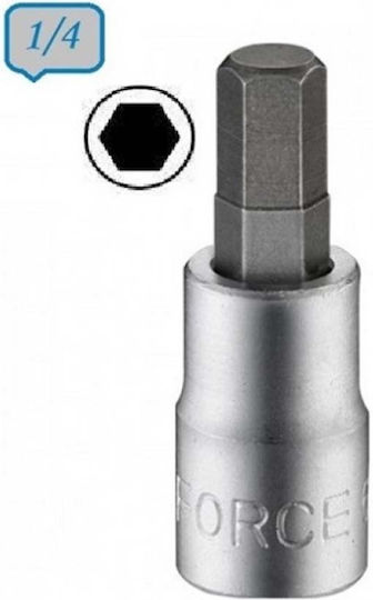 Force Socket 1/4" Allen Walnut with Allen Head and Socket 1/4'' H8x32mm