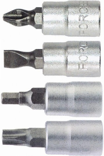 Force Allen Long 1/2'' Socket Long Walnut with Allen Head and Socket 1/2'' H14x100mm