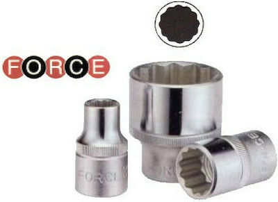 Force Socket Phillips with Square Drive 1/2" Diameter 18mm