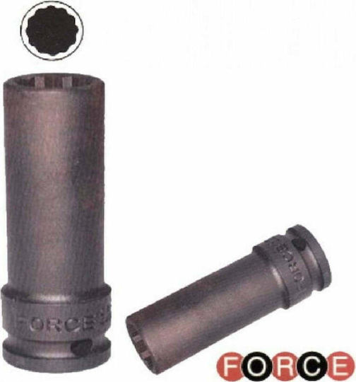 Force Socket Pneumatic Phillips Long with Square Drive 1/2" Diameter 30mm