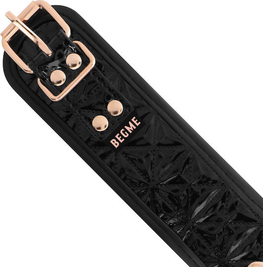 Dream Love BegMe Black Edition Premium Vegan Leather Collar Κολάρο σε Μαύρο Χρώμα