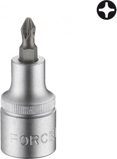Force Socket 1/2" Phillips Walnut with Philips Head and Socket 1/2'' PH4x55mm