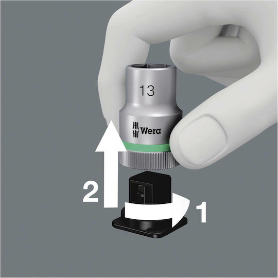 Wera Long Socket with Motor Torx and Socket 1/2'' Set 6pcs