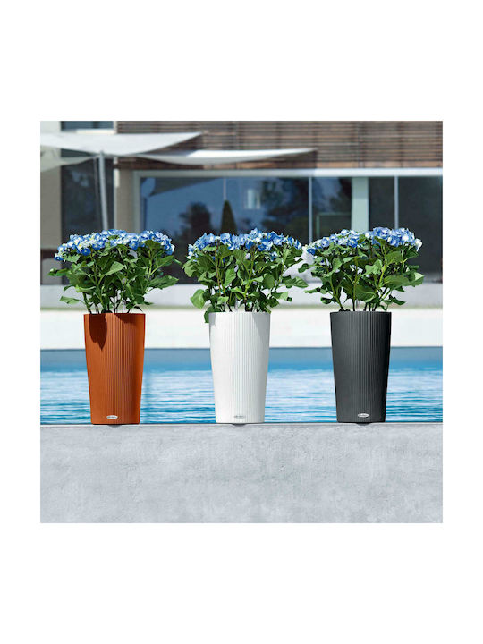 Lechuza Cilindro Self-watering Pot Plastic 23x23x41cm.